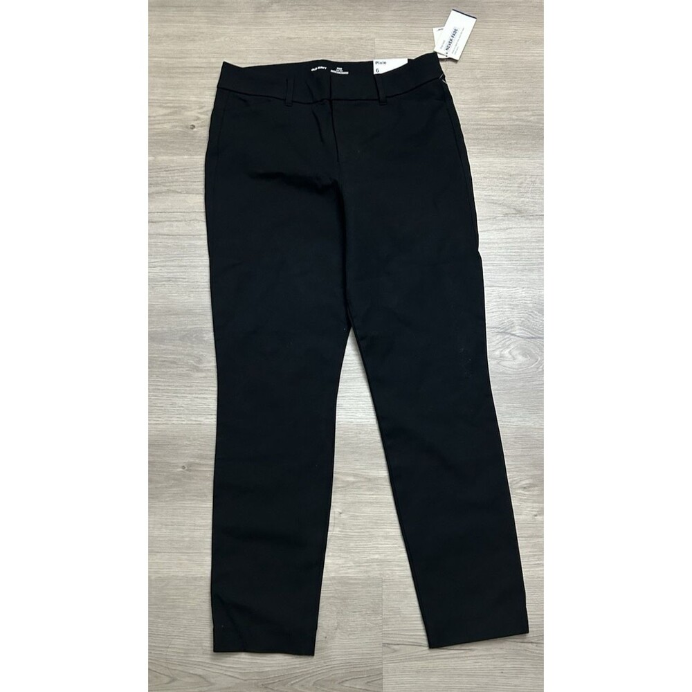new with tags Old Navy Pants Women size 6 Pixie High Rise Black classic pants
